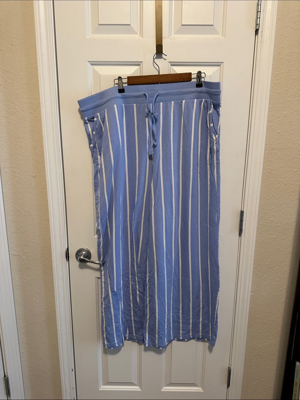 torrid Sleep Blue and White Striped Drawstring Pant
